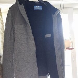 Black Rivet Men's Gray Zip-Up Sweater